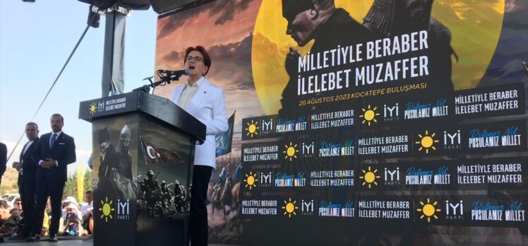 İYİ Parti Genel Başkanı Meral Akşener, Afyonkarahisar'da konuştu: