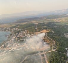 GÜNCELLEME – İzmir'in Aliağa ilçesinde çıkan orman yangını kontrol altına alındı