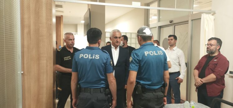 Kastamonu Valisi Çakır yaralanan polisleri ziyaret etti