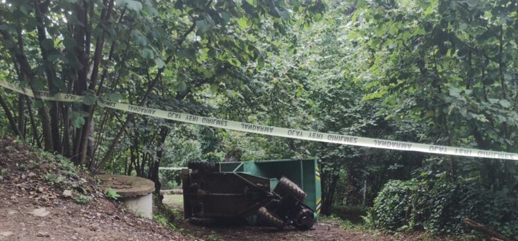 Kastamonu'da devrilen tarım aracının sürücüsü öldü