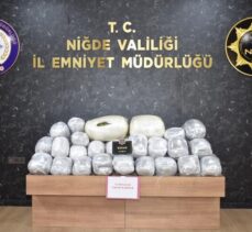 Niğde'de 72,5 kilogram esrar ele geçirildi