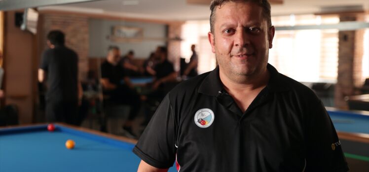 Samsun'da 3 Bant Bilardo Karadeniz Bölge Turnuvası başladı