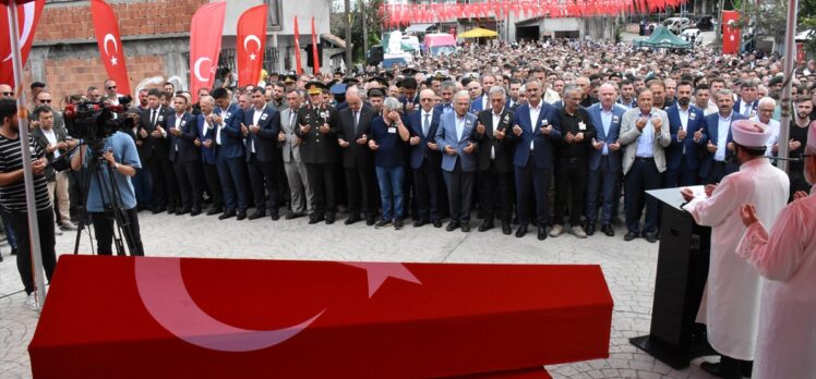 Şehit Piyade Uzman Çavuş Ali Demir, Ordu'da son yolculuğuna uğurlandı