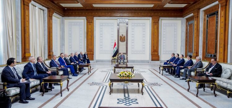 Ticaret Bakanı Bolat, Irak Cumhurbaşkanı Reşit ile görüştü: