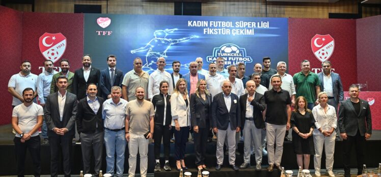 Turkcell Kadın Futbol Süper Ligi'nde fikstür çekimi yapıldı