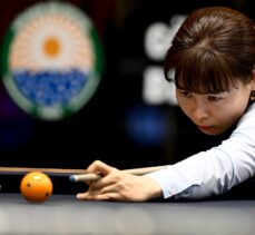 3 Bant Dünya Bilardo Şampiyonası'nda kadınlar kategorisi maçları başladı