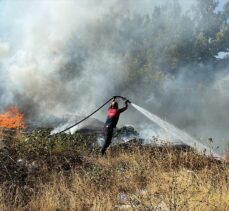 Adıyaman'da örtü yangını büyümeden söndürüldü