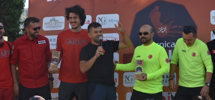 Afyonkarahisar'da düzenlenen Arnica 9. Frig Ultra Maratonu tamamlandı