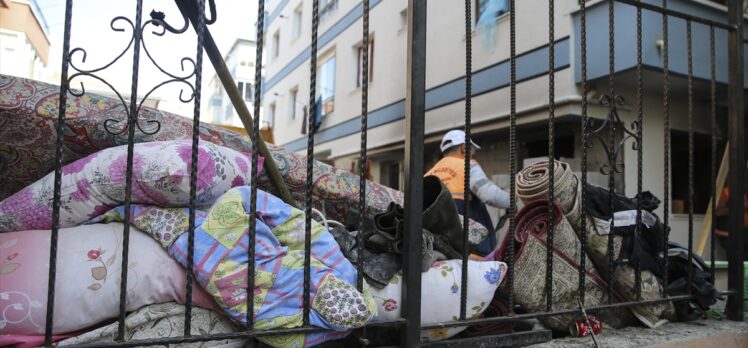 Ankara'daki doğal gaz patlamasında hasar gören yerler onarılıyor