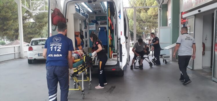 Aydın'daki trafik kazasında 6 kişi yaralandı