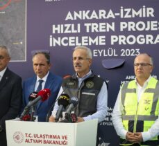 Bakan Uraloğlu, Manisa'da, Ankara-İzmir Hızlı Tren Projesi'ne ilişkin konuştu: