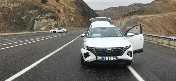 Bingöl'de iki otomobilin çarpıştığı kazada 5 kişi yaralandı