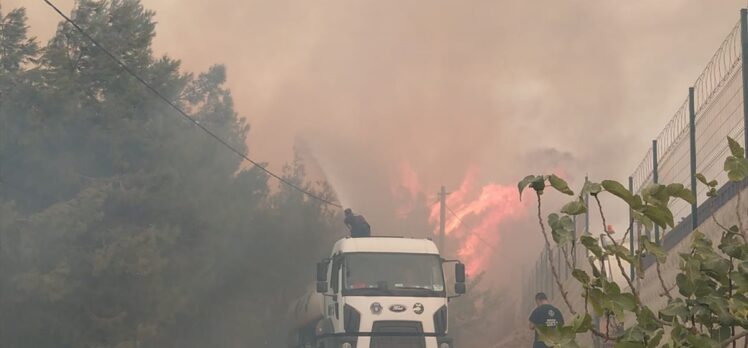 GÜNCELLEME – Bursa'da çıkan orman yangınına müdahale ediliyor