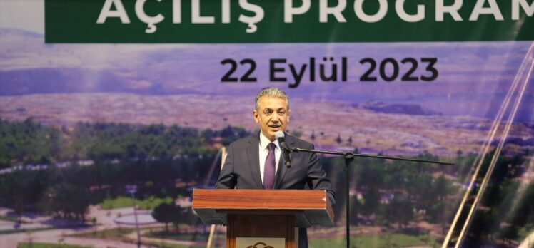 Çalışma ve Sosyal Güvenlik Bakanı Işıkhan, Mardin'de “Millet Ormanı” açılışında konuştu: