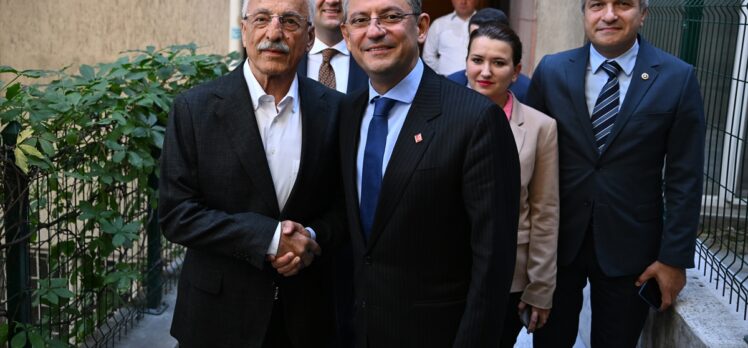 CHP Grup Başkanı Özel, Murat Karayalçın ve ADD'yi ziyaret etti