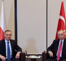 Cumhurbaşkanı Erdoğan, Polonya Cumhurbaşkanı Duda ile görüştü