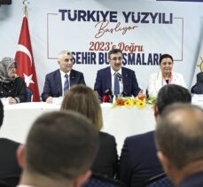 Cumhurbaşkanı Yardımcısı Yılmaz, AK Parti Kırşehir İl Başkanlığı'nda konuştu: