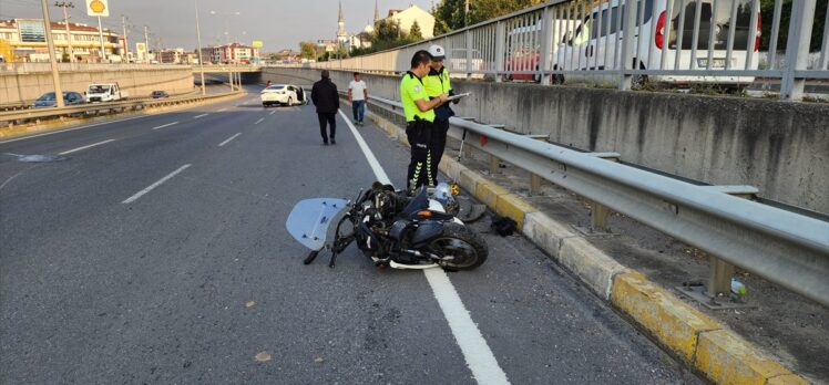 Düzce'de otomobilin çarptığı motosikletli öldü