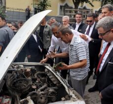 İçişleri Bakanı Yerlikaya, selden etkilenen Küçükçekmece'de konuştu: