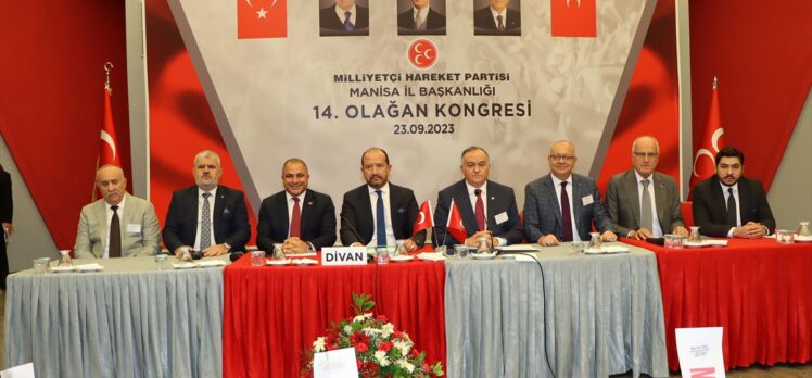 MHP Grup Başkanvekili Akçay, partisinin Manisa İl Kongresi'nde konuştu: