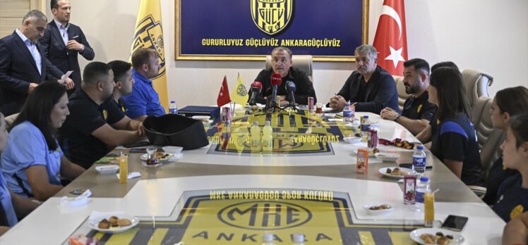 MKE Ankaragücü'nden amatör sporculara ödül