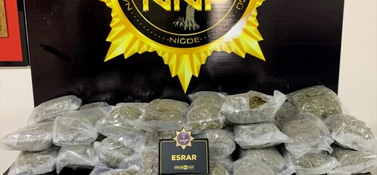 Niğde'de 39 kilo 400 gram esrar ele geçirildi