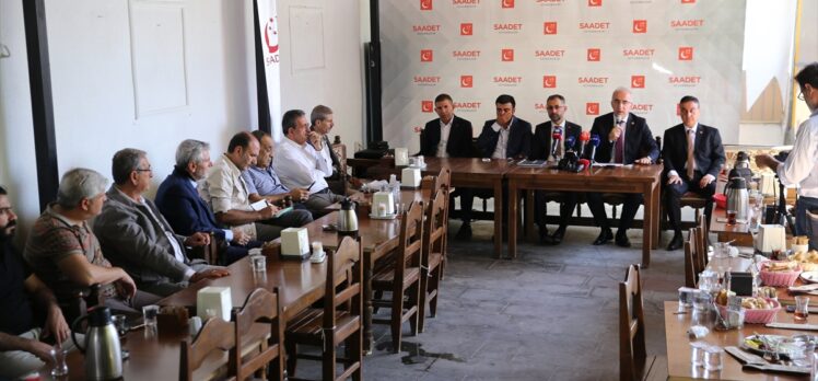 Saadet Partisi Genel Başkan Yardımcısı Kaya, Diyarbakır'da konuştu:
