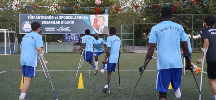 Şahinbey Belediyesi Ampute Futbol Takımı'nın gözü ikinci kez Şampiyonlar Ligi Kupası'nda