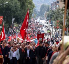 Söğüt Ertuğrul Gazi'yi Anma ve Yörük Şenlikleri'nde kortej yürüyüşü yapıldı