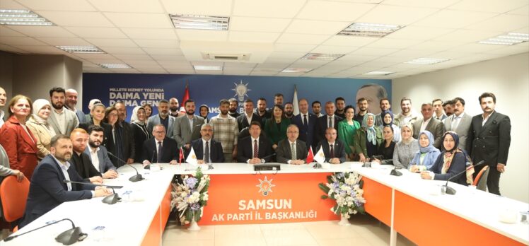 Adalet Bakanı Tunç, AK Parti Samsun İl Başkanlığını ziyaretinde konuştu: