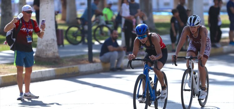 Avrupa Triatlon Kupası yarışları Mersin'de başladı