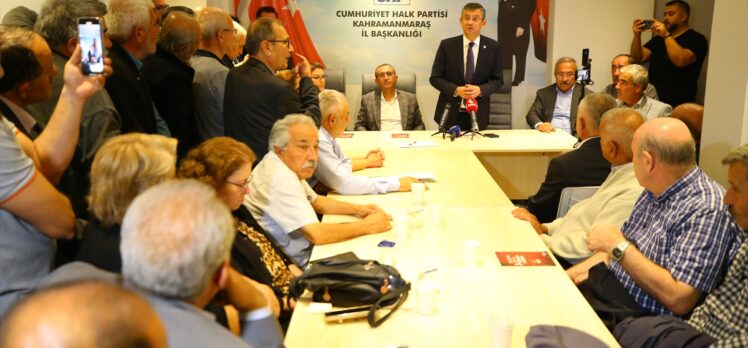 CHP Genel Başkan adayı Özgür Özel, Kahramanmaraş'ta konuştu: