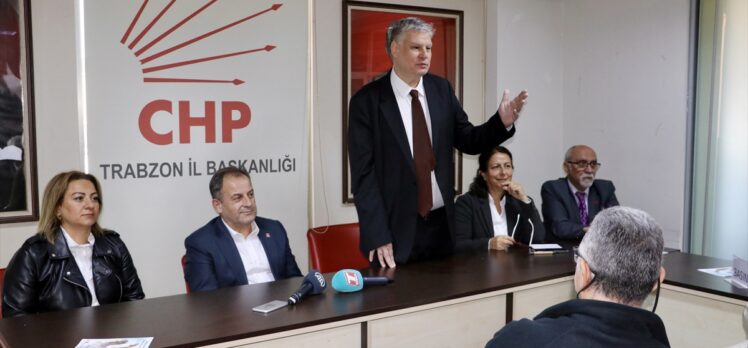 CHP genel başkanlığına adaylığını açıklayan Öymen, Trabzon'da konuştu: