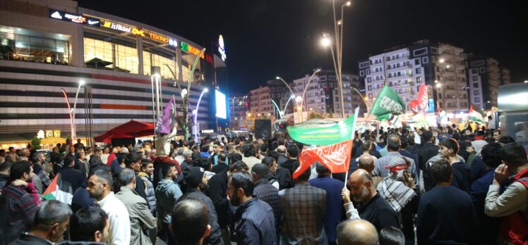 Diyarbakır'da, İsrail'in Gazze'deki saldırıları protesto edildi