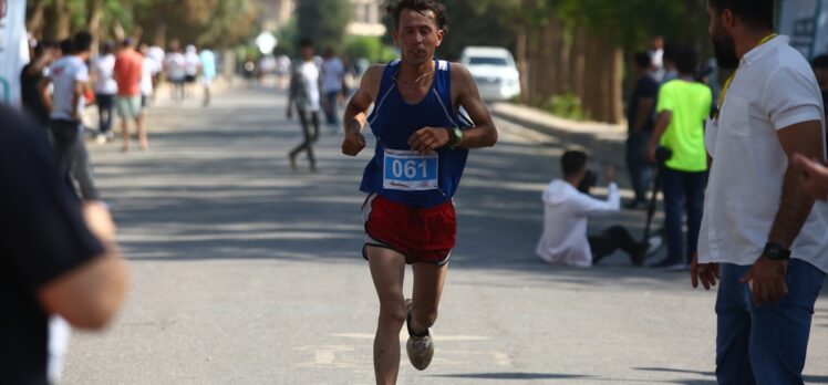 Erbil'de düzenlenen uluslararası maratona binlerce sporcu katıldı