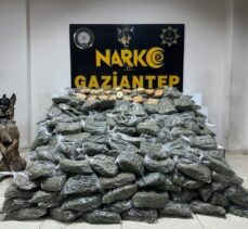 Gaziantep'te yaklaşık 180 kilogram uyuşturucu ele geçirildi