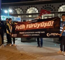 Kahramanmaraş'ta Filistin'e destek yürüyüşü düzenlendi