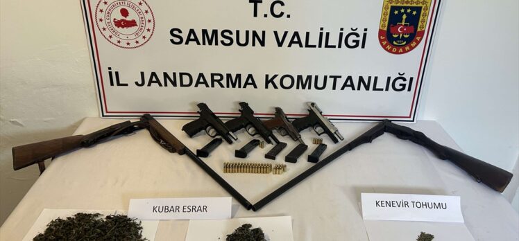 Samsun'da uyuşturucu operasyonunda 4 zanlı yakalandı