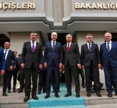 TBMM Başkanı Kurtulmuş, İçişleri Bakanı Yerlikaya'yı ziyaret etti