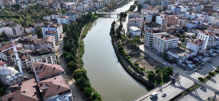 Terme Çayı'nda sel ve taşkınları önlemek için ıslah çalışmaları başladı