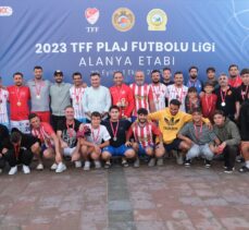 TFF Plaj Futbolu Ligi'nin Alanya etabını City Line Alanya Belediyespor kazandı