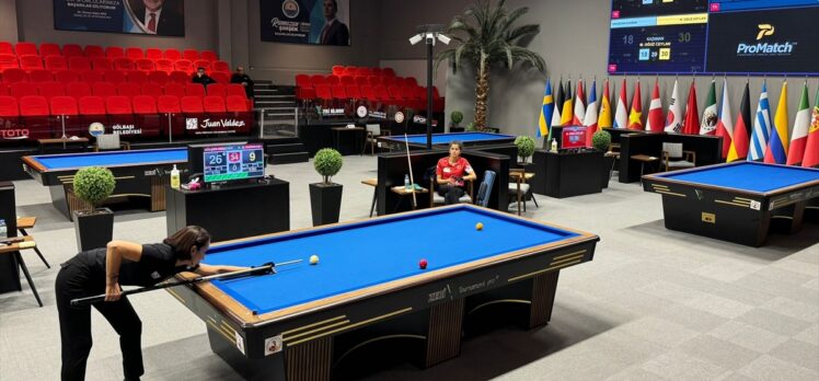 3 Bant Bilardo Kadınlar Türkiye Şampiyonası'nın 2. etabında Gülşen Degener birinci oldu