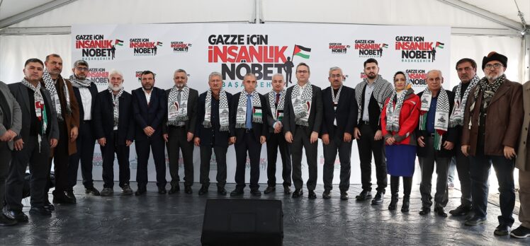 Başakşehir'de “Gazze İçin İnsanlık Nöbeti” başladı