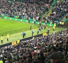 Celtic maçında Filistin'e destek veren taraftar grubu tribüne alınmadı