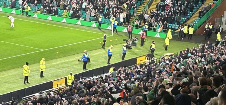 Celtic maçında Filistin'e destek veren taraftar grubu tribüne alınmadı