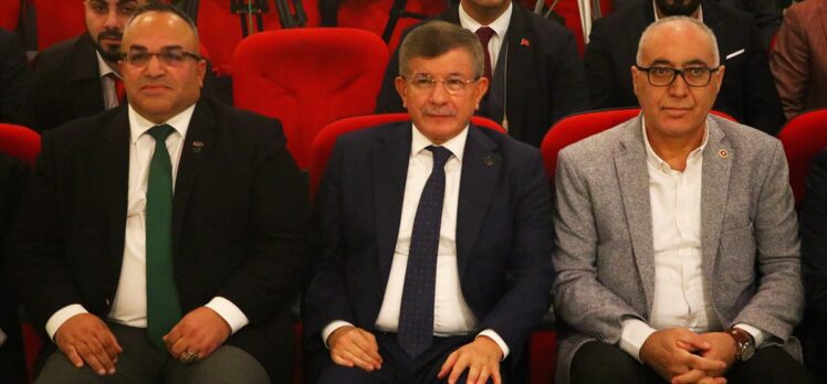 Gelecek Partisi Genel Başkanı Davutoğlu, partisinin Tekirdağ il kongresine katıldı