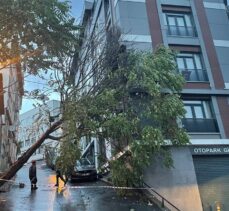 İstanbul'da sağanak ve şiddetli rüzgar hayatı olumsuz etkiliyor