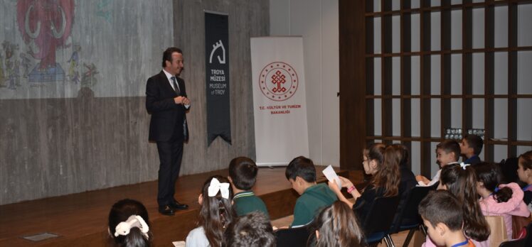 “Museum Takeover Day” etkinliğinde çocuklar Troya Müzesi'nde görev aldı