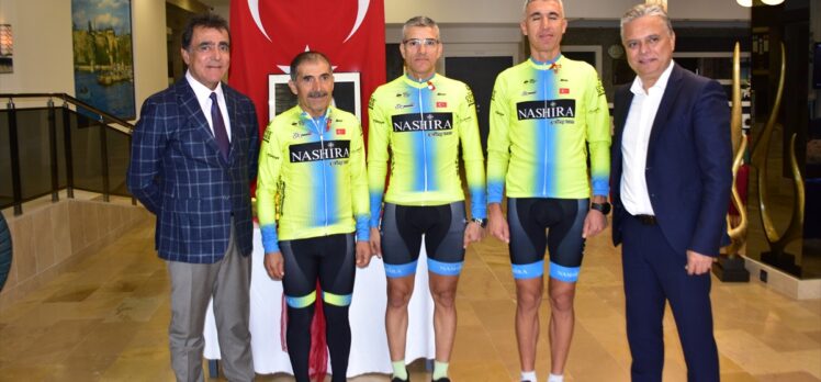 Nirvana Gran Fondo Dünya Serisi'nde yarışacak Antalyalı sporcular tanıtıldı