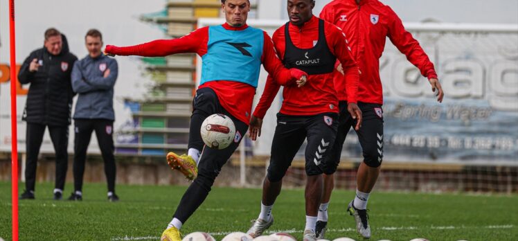 Samsunspor, Beşiktaş maçının hazırlıklarını sürdürdü